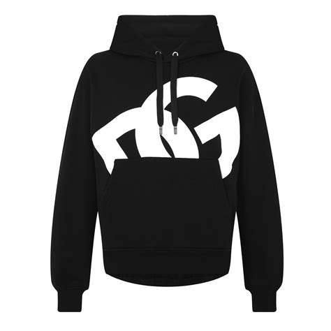dolce and gabbana black hoodie